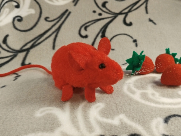 Red Mouse Plushie