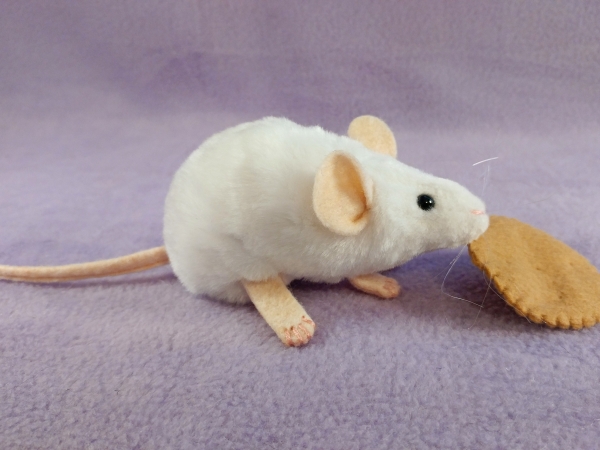 White Mouse Plushie