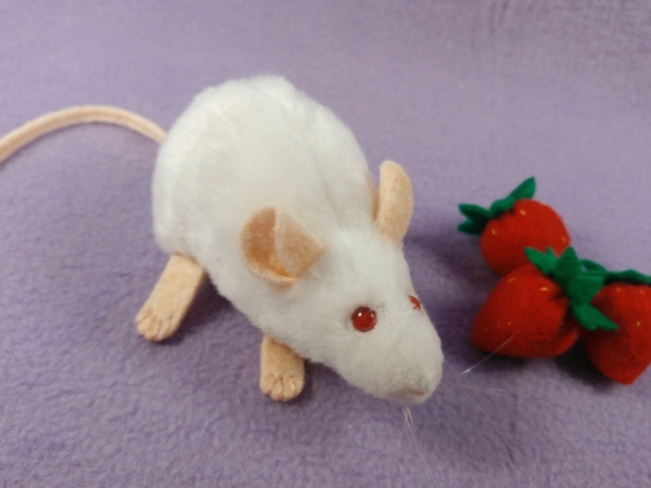 White Mouse Plushie