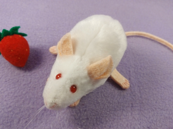 White Mouse Plushie