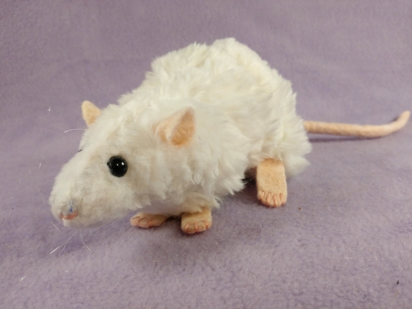 White Rex Rat Plushie