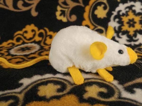 Yellow Siamese Mouse Plushie