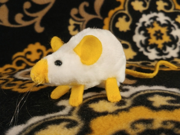 Yellow Siamese Mouse Plushie