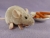Beige Mouse Plushie with Tan Belly