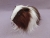 Big Dark Brown Dutch Longhaired Guinea Pig Plushie