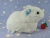 Big Light Blue Guinea Pig Plushie (Smooth)