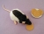 Black Half-Hooded Rat Plushie