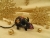 Black with Colorful Snowflakes Mouse/Rat Ornament