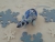 Blue Checkered Mouse/Rat Ornament