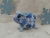 Blue Checkered Snowflakes Guinea Pig Ornament