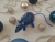 Blue Snowflakes Mouse/Rat Ornament