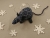 Dark Blue Checkered Mouse/Rat Ornament