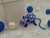 Dark Blue with White Snow Mouse/Rat Ornament
