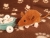Ginger Mouse Plushie with White Belly