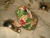 Gold Holly Guinea Pig Ornament