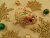 Gold, Red, & Green Snowflakes Guinea Pig Ornament