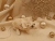 Gold Snowflakes 2 Mouse/Rat Ornament