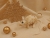 Gold Snowflakes 2 Mouse/Rat Ornament