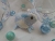 Light Blue Snowflakes Guinea Pig Ornament
