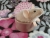 Light Pink Mouse Plushie with White Belly