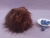 Little Dark Brown Longhaired Guinea Pig Plushie