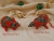 Red Plaid Mouse/Rat Ornament