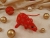 Red Velvet Mouse/Rat Ornament