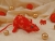 Red with Gold Stars Mouse/Rat Ornament