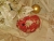 White Poinsettias Guinea Pig Ornament