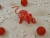 Red with White Snowflakes Mouse/Rat Ornament