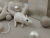 White Holly Mouse/Rat Ornament (Silver)