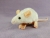 White Mouse Plushie with Tan Belly