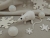 White Snow Mouse/Rat Ornament (Silver)