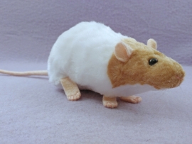 Beige Capped Rat Plushie