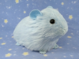 Big Light Blue Guinea Pig Plushie (Fluffy)