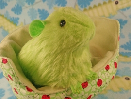 Big Lime Green Guinea Pig Plushie