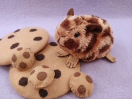 Little Chocolate Chip Guinea Pig Plushie