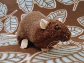 Dark Brown Rat Plushie