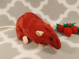 Maroon Rat Plushie