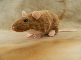Fawn Berkshire Rat Plushie