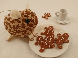 Gingerbread Guinea Pig Ornament