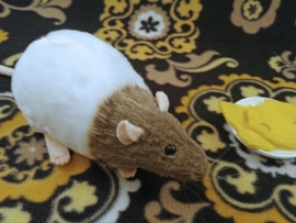 Light Brown Bareback Rat Plushie