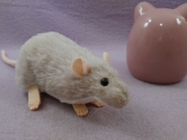 Light Grey Berkshire Rat Plushie