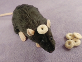 Off-Black Rat Plushie