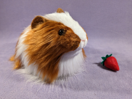 Big Ginger Dutch Longhaired Guinea Pig Plushie