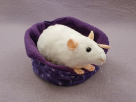 White Rat Plushie | Citrine Mouse White Rat Plushie | Citrine Mouse