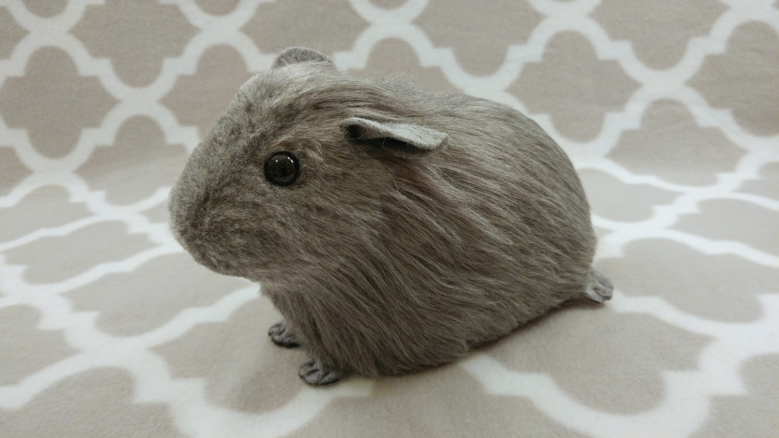 Big Grey Guinea Pig Plushie Citrine Mouse