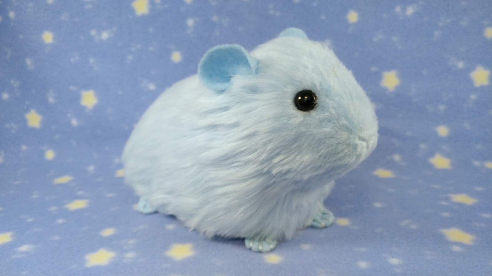 Big Light Blue Guinea Pig Plushie Fluffy
