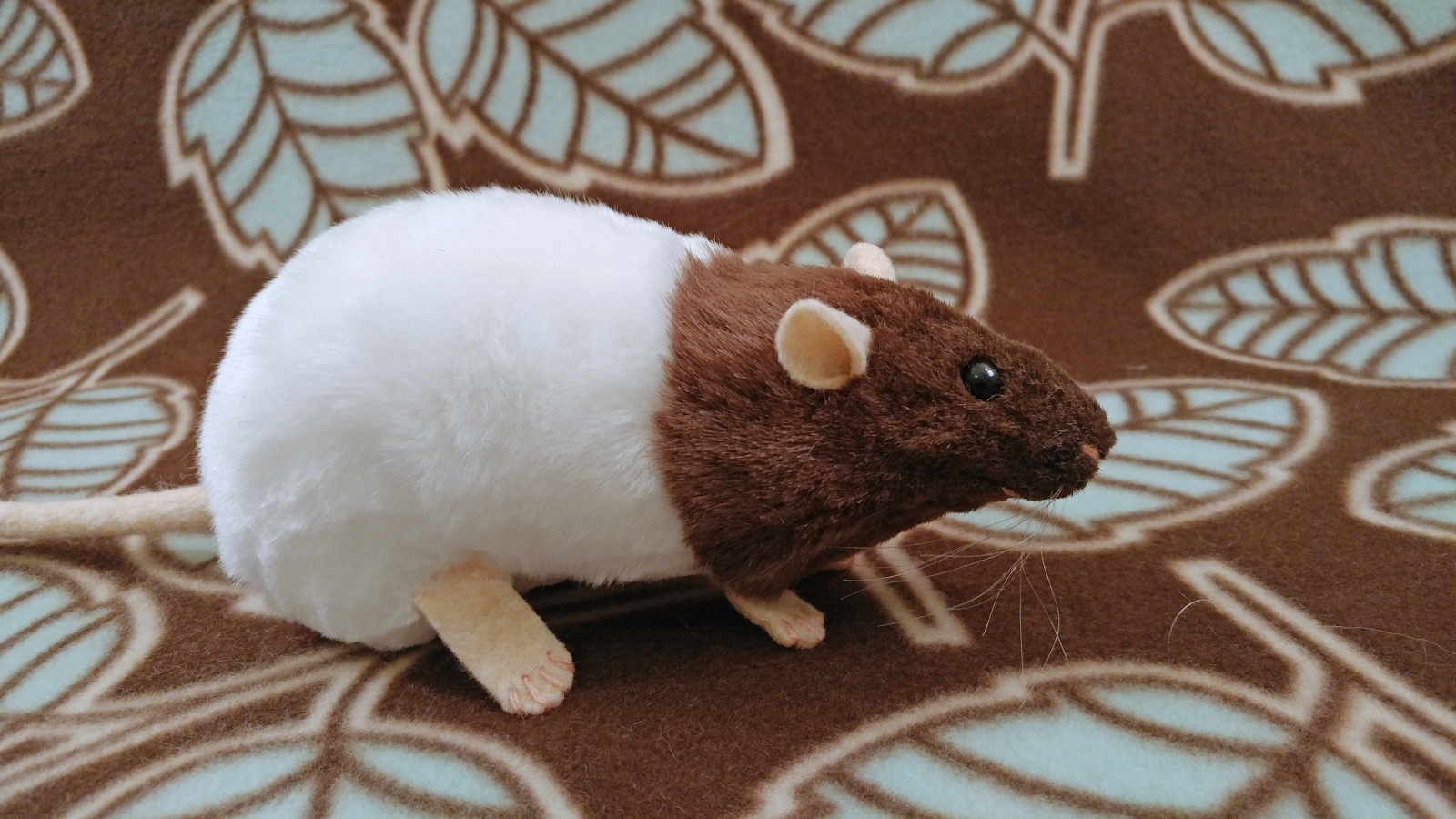 Dark Brown Bareback Rat Plushie | Citrine Mouse