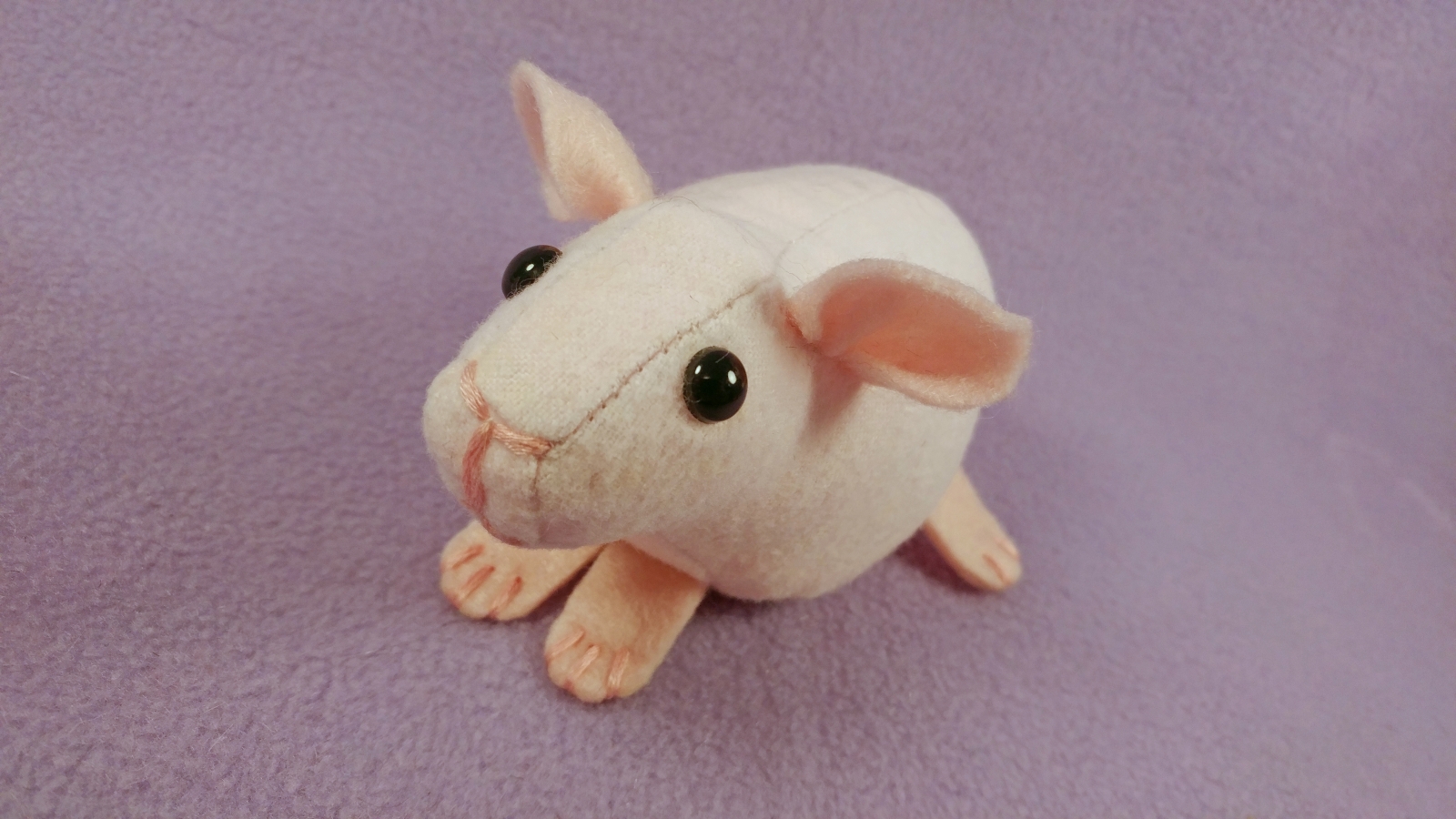 Little Hairless Guinea Pig Plushie Citrine Mouse